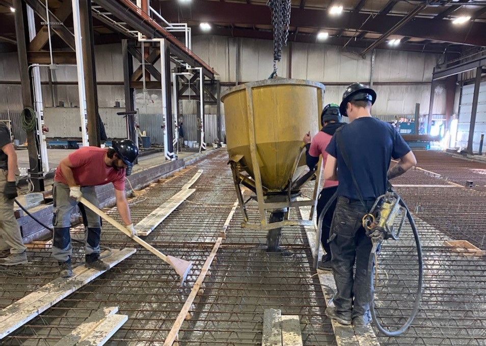 A. Howden Construction team at work